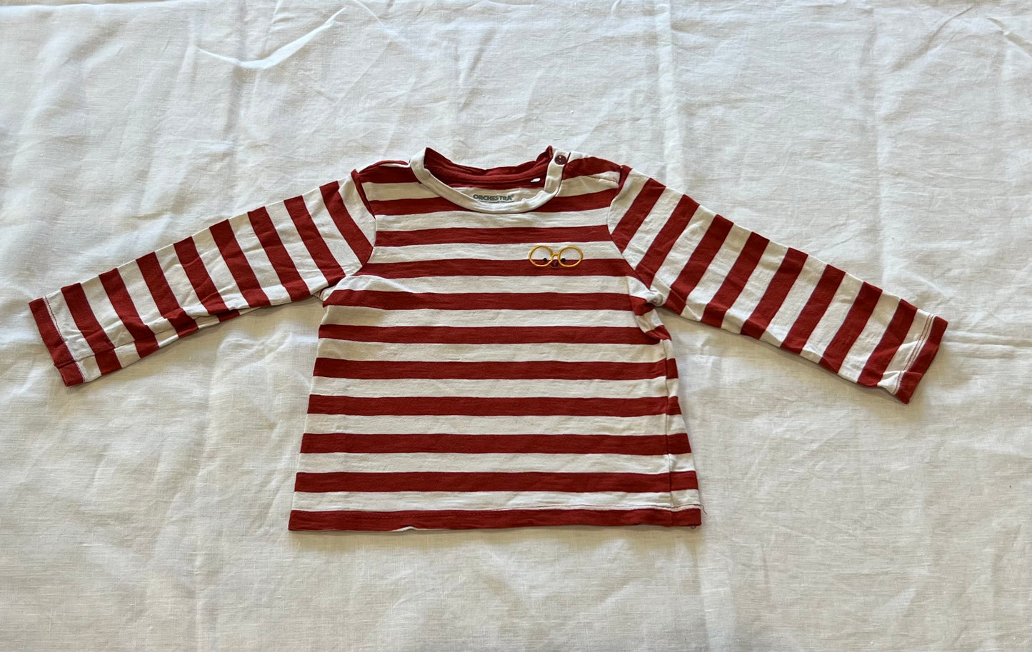 Red Stripes Long Sleeve 12-18M