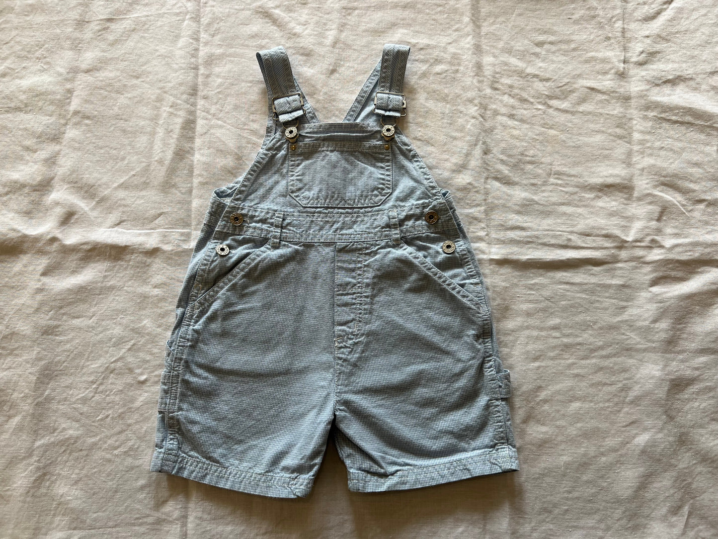 Vintage Light Blue Overalls 12M