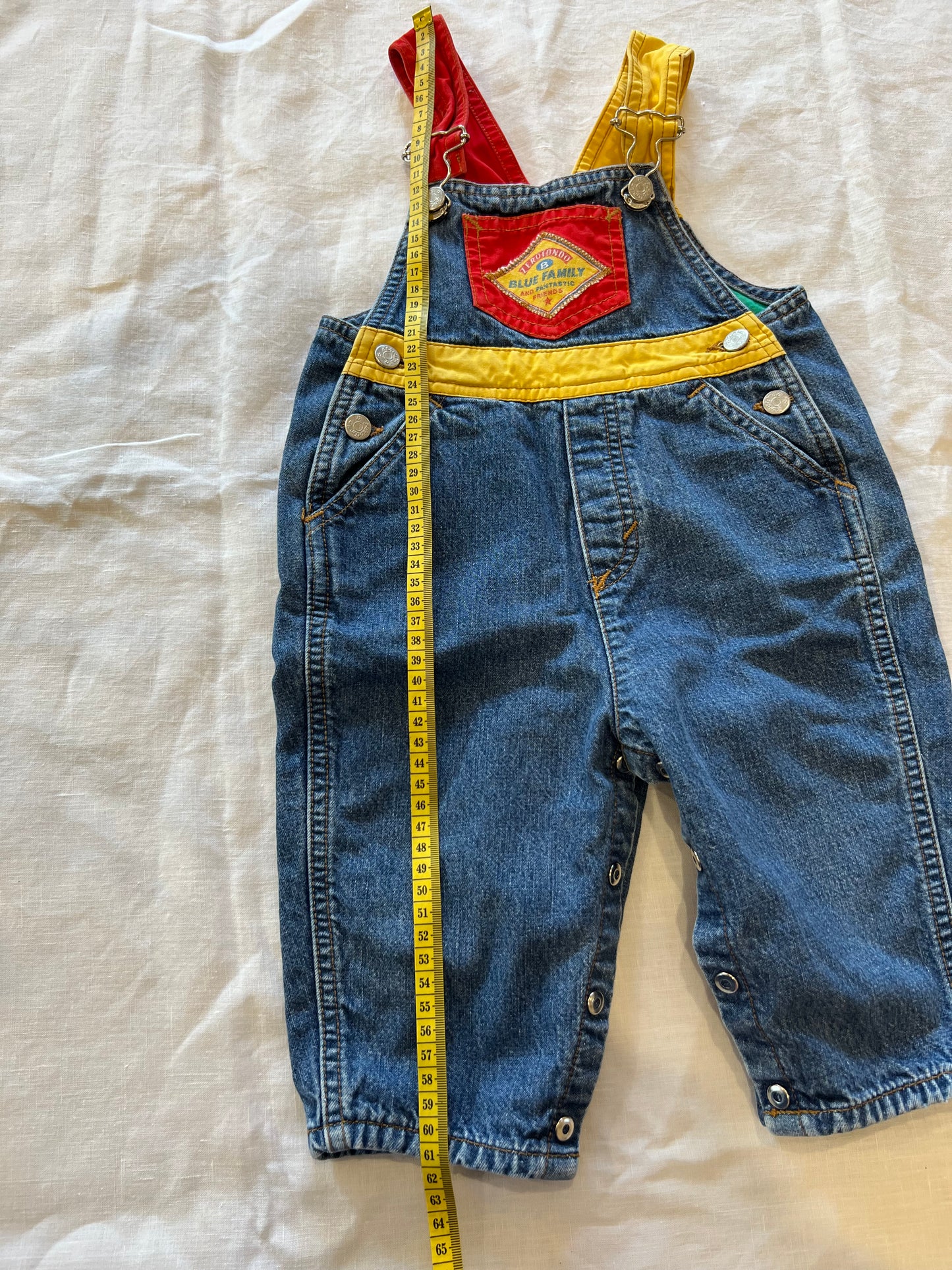 Vintage Denim Overalls 12M