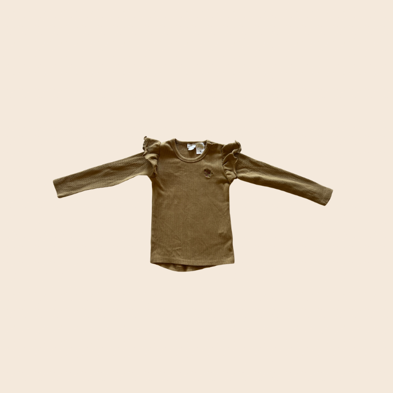 Jamie Kay Ribbed Long Sleeve Top 2Y