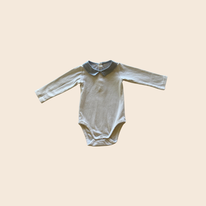 Jacadi Collared Bodysuit 12M