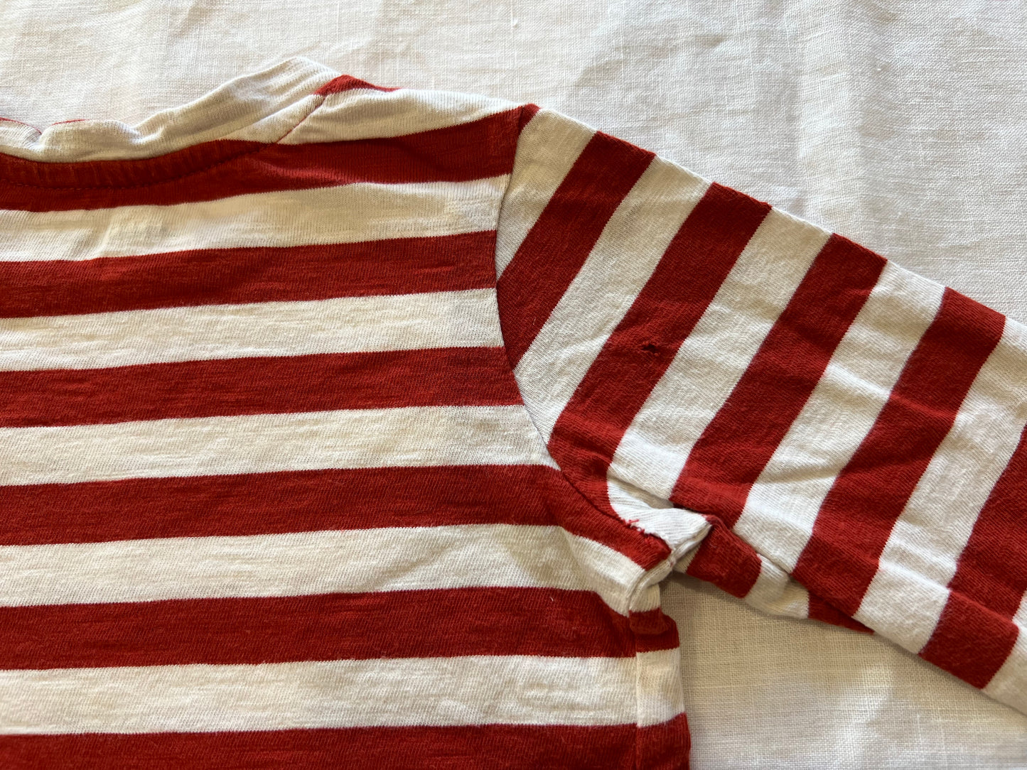 Red Stripes Long Sleeve 12-18M
