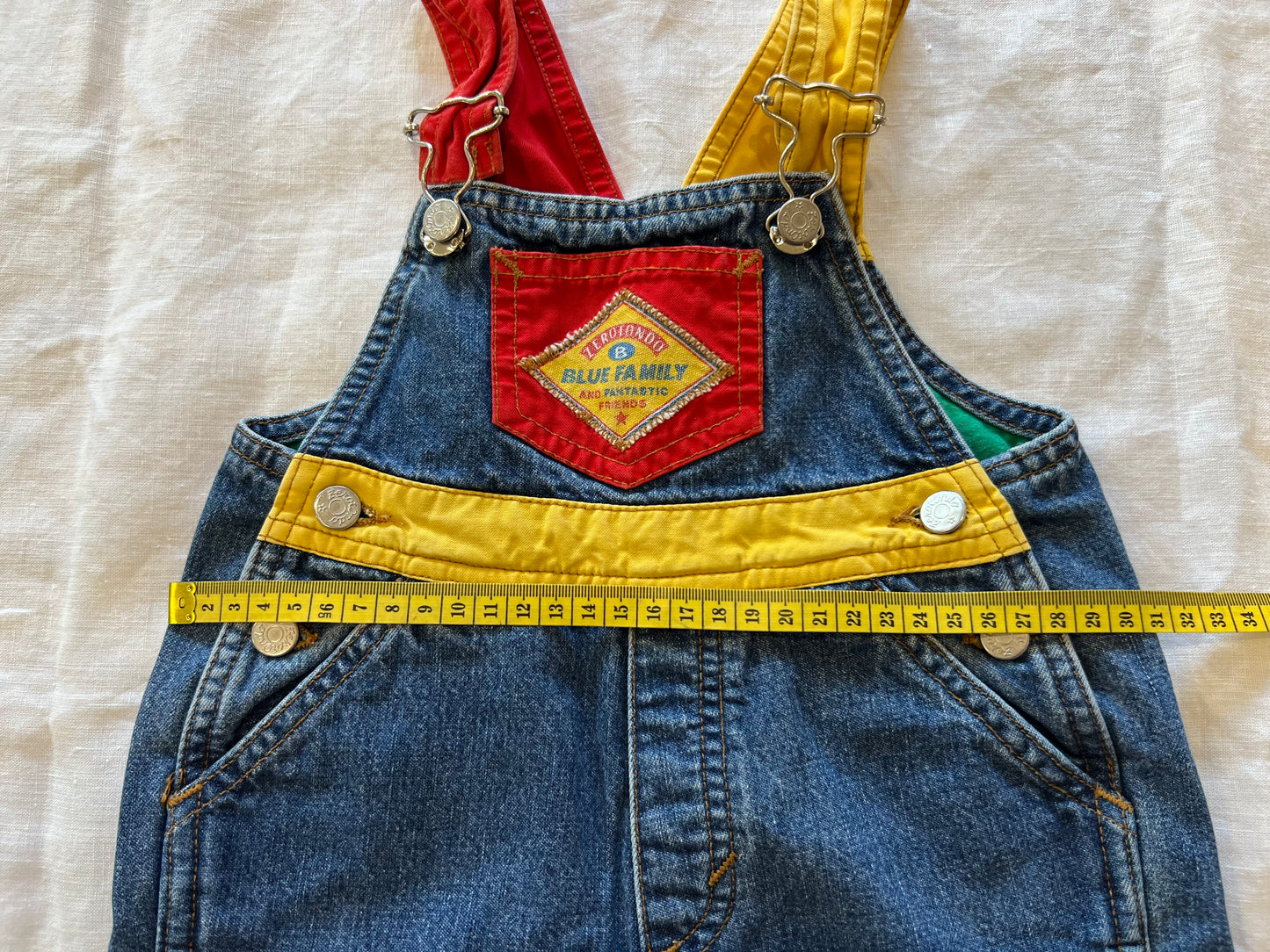 Vintage Denim Overalls 12M