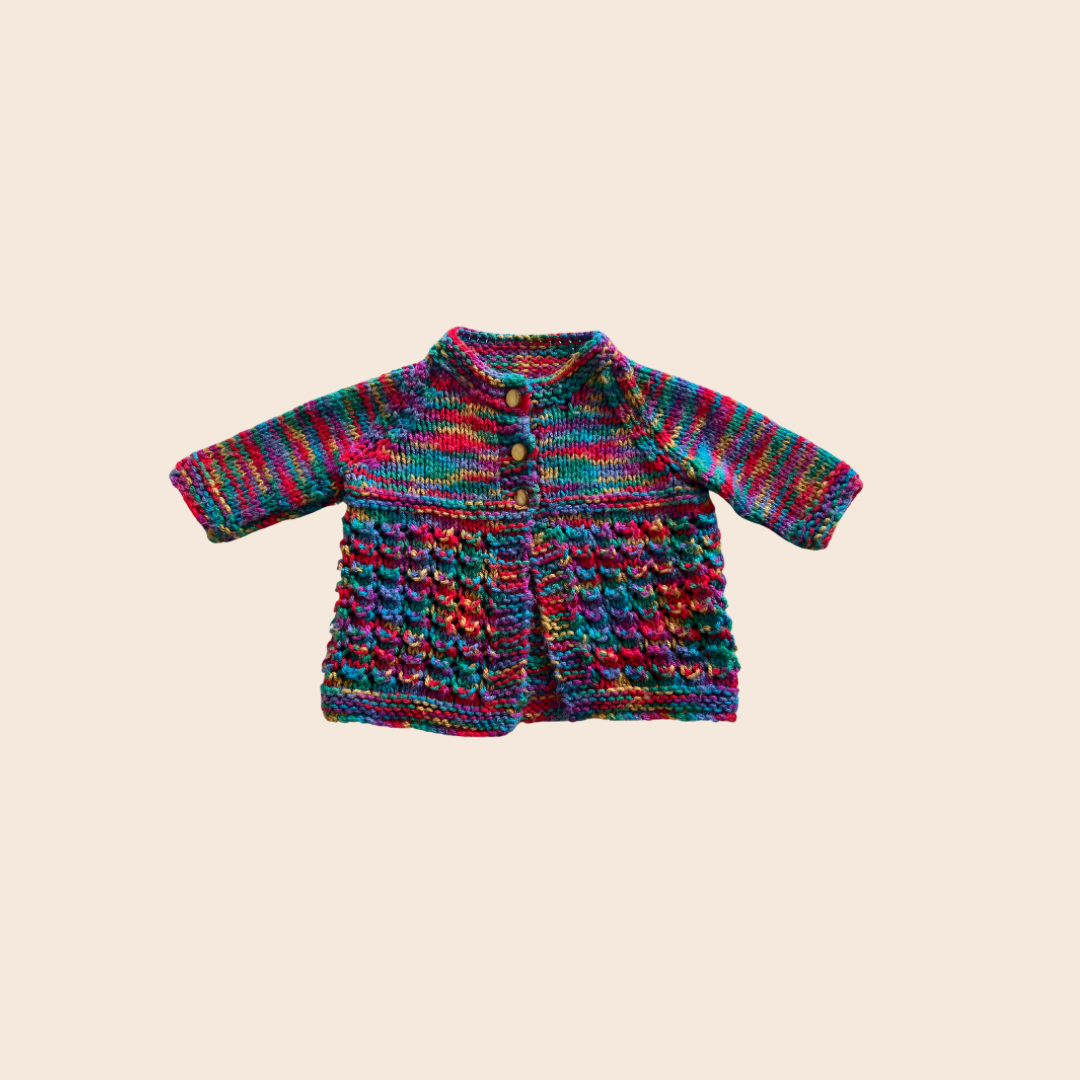 Handmade Cardigan 3-6M