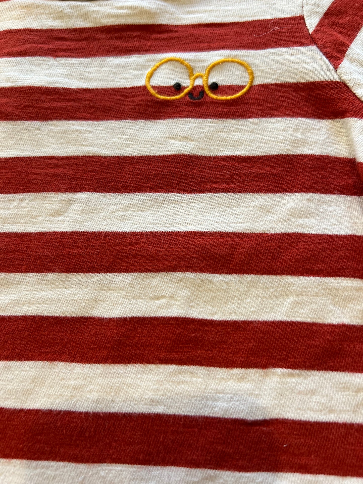 Red Stripes Long Sleeve 12-18M