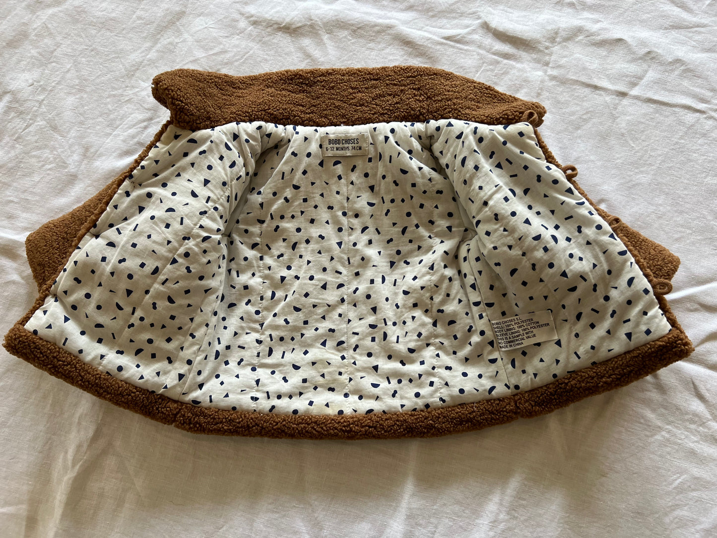 Bobo Choses Shearling Coat 6-12M