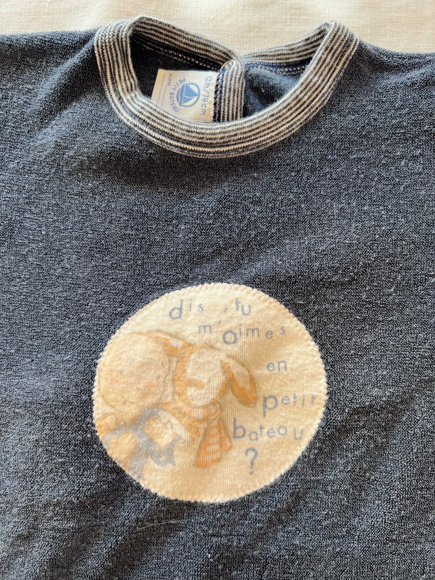 Petit Bateau Onesie 12M