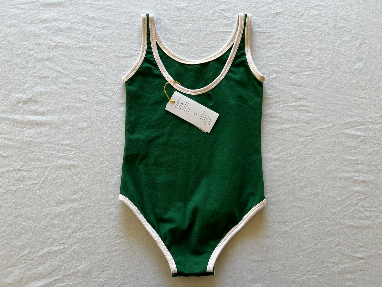 Bella and Lace Green Leotard 5-6Y