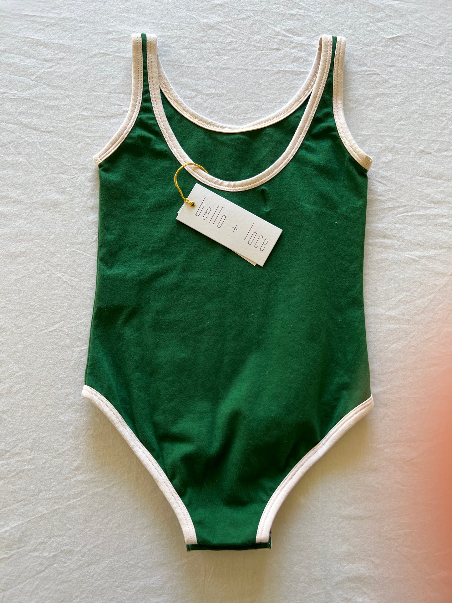 Bella and Lace Green Leotard 5-6Y