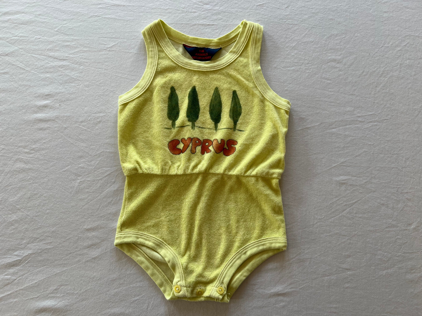 The Animals Observatory Terrycloth Playsuit 18M