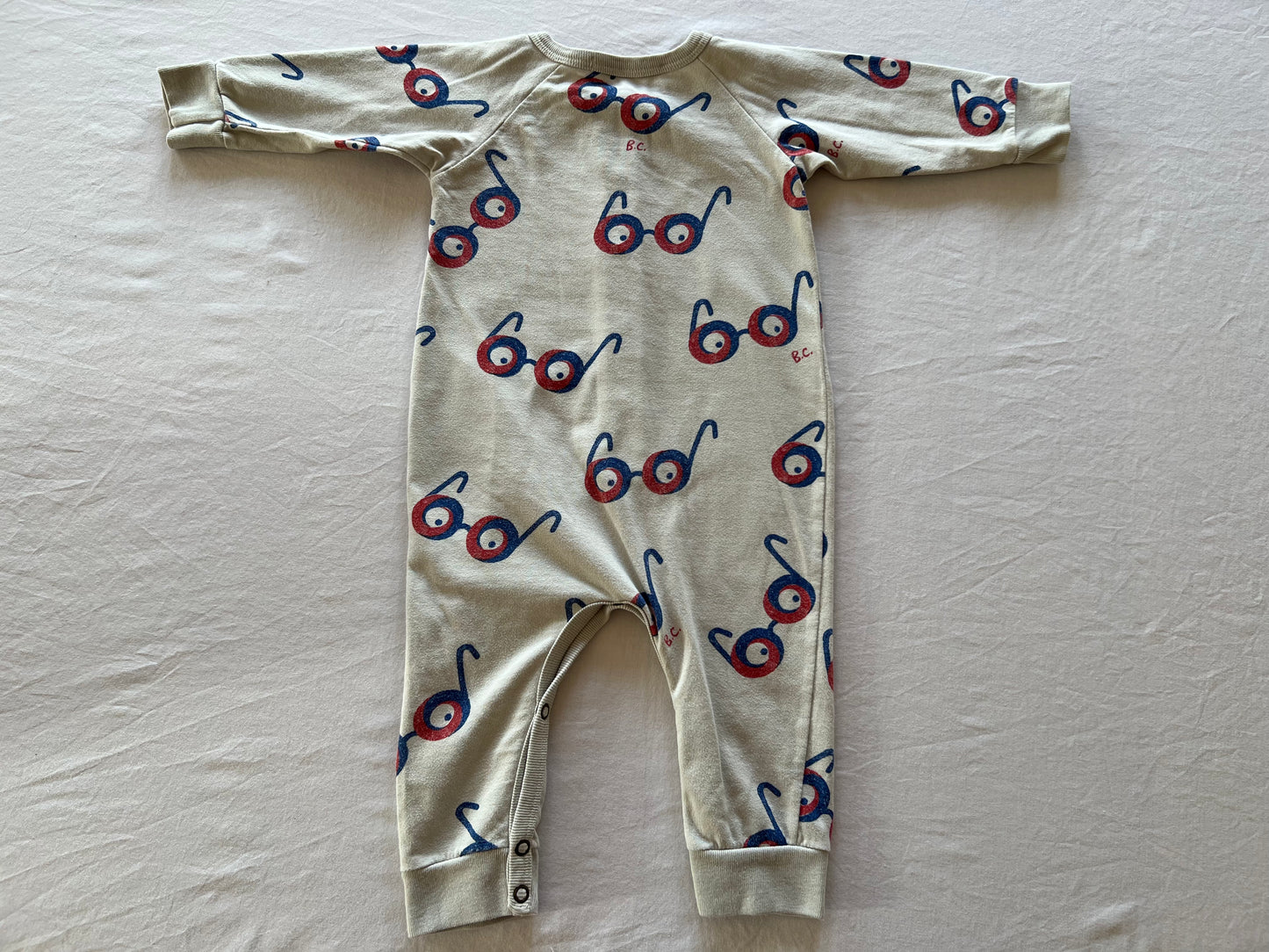 Bobo Choses Glasses Onesie 3-6M