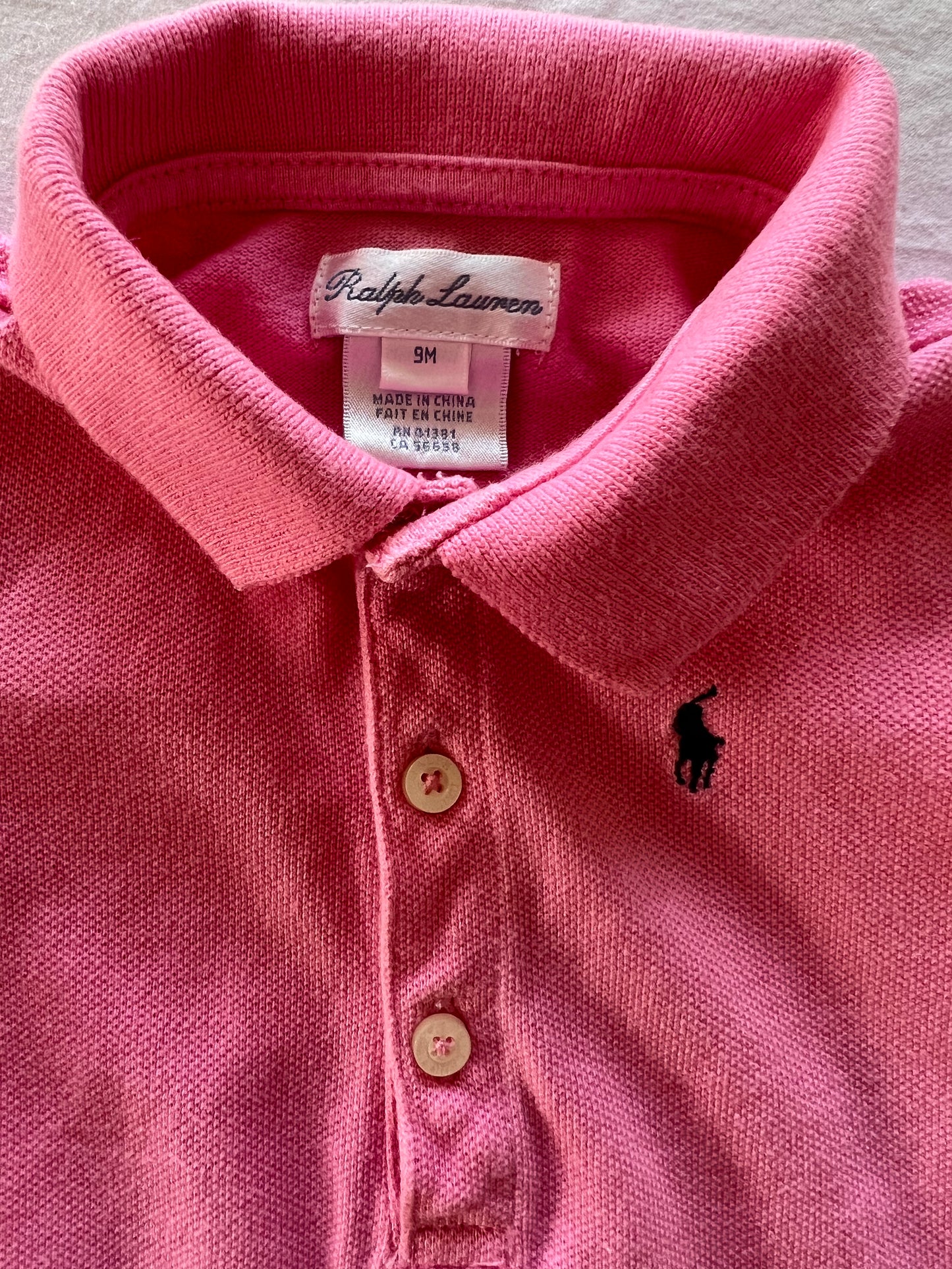 Ralph Lauren Pink Dress 9M