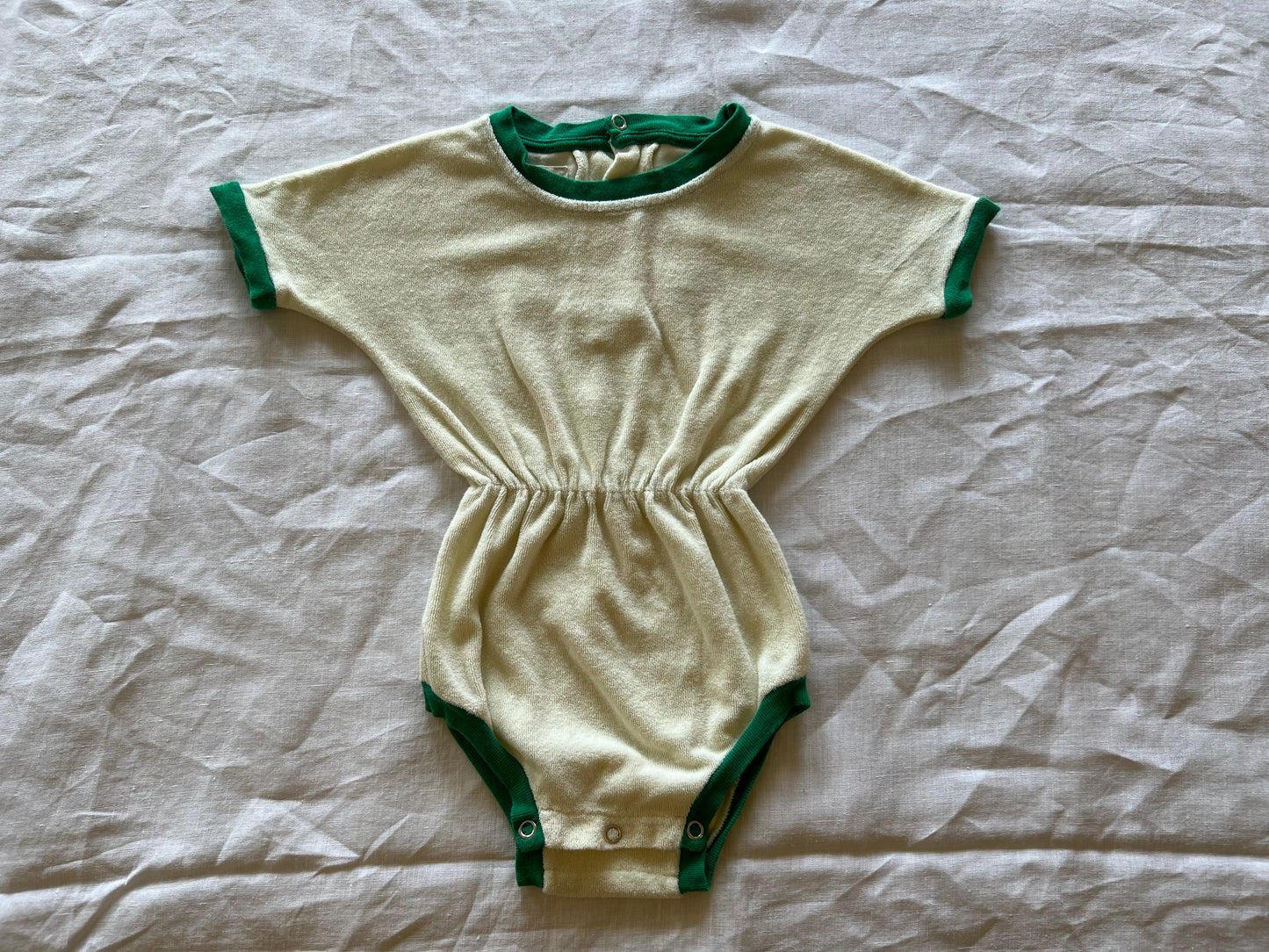 We Are Kids Green Romper 9-12M