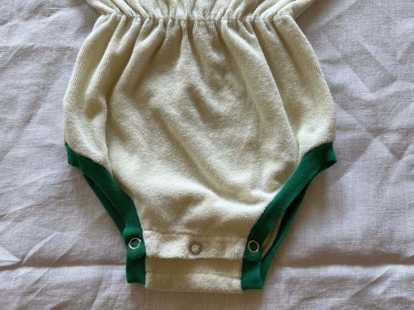We Are Kids Green Romper 9-12M