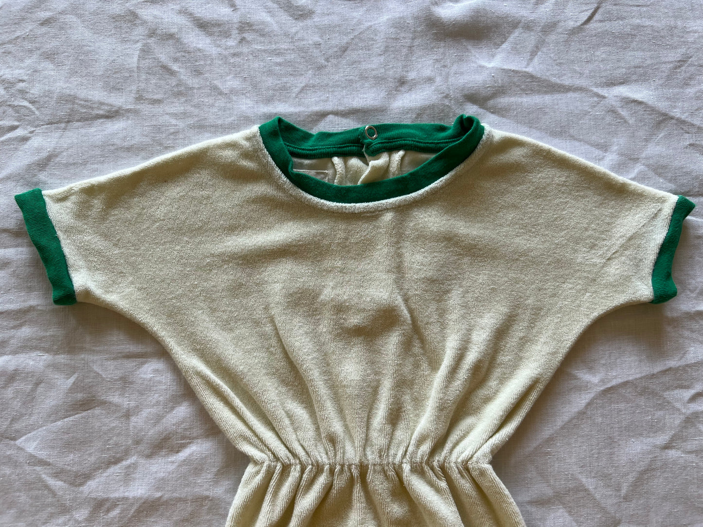 We Are Kids Green Romper 9-12M