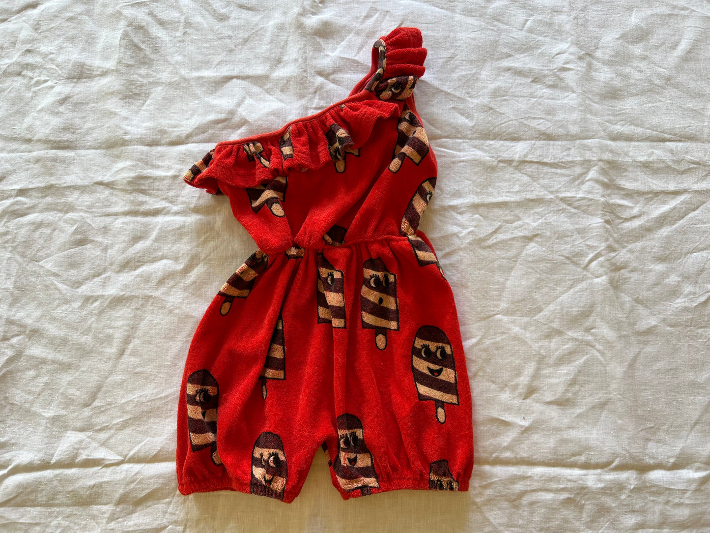 Hugo Loves Tiki Red Romper 4Y