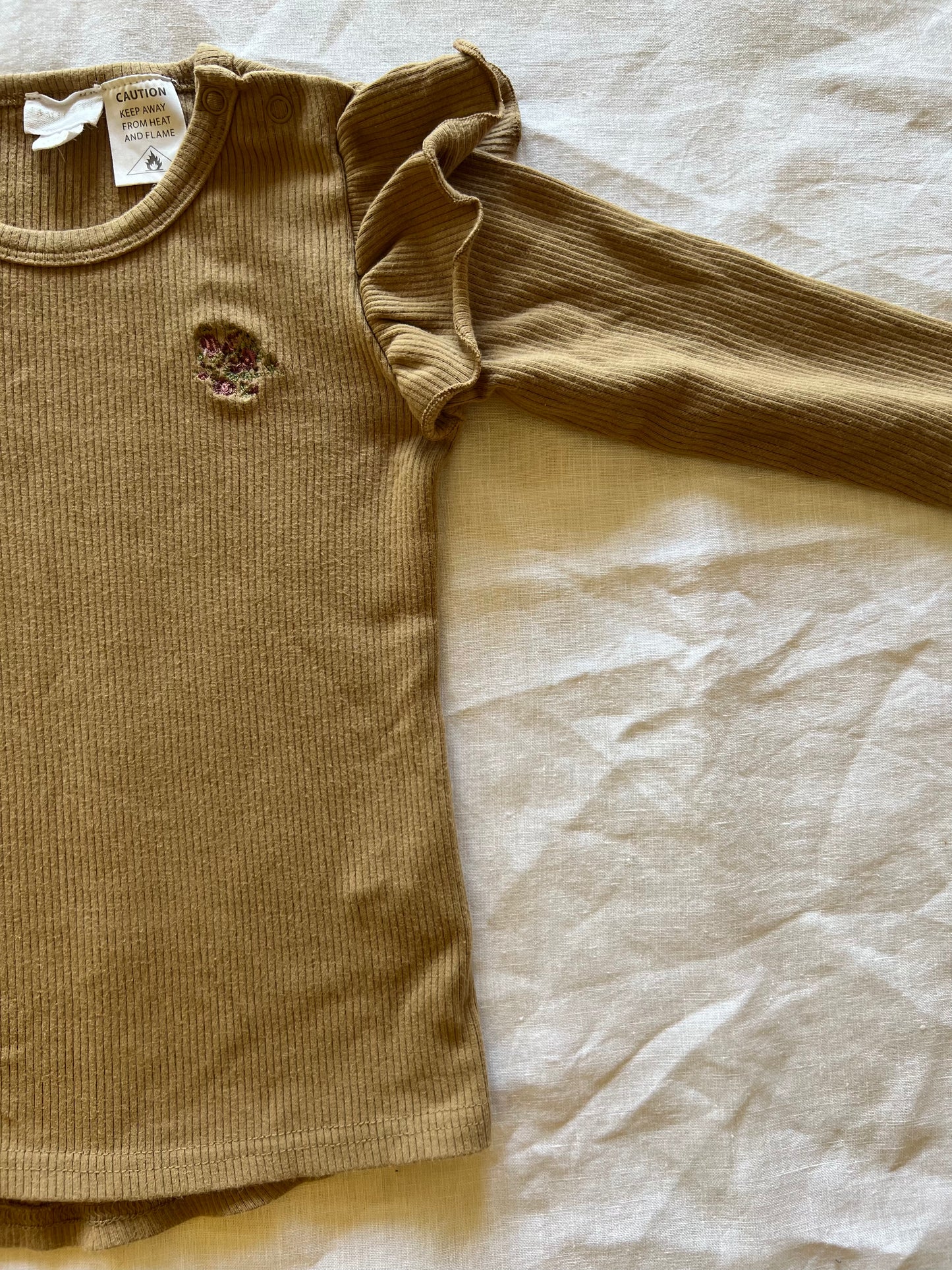 Jamie Kay Ribbed Long Sleeve Top 2Y