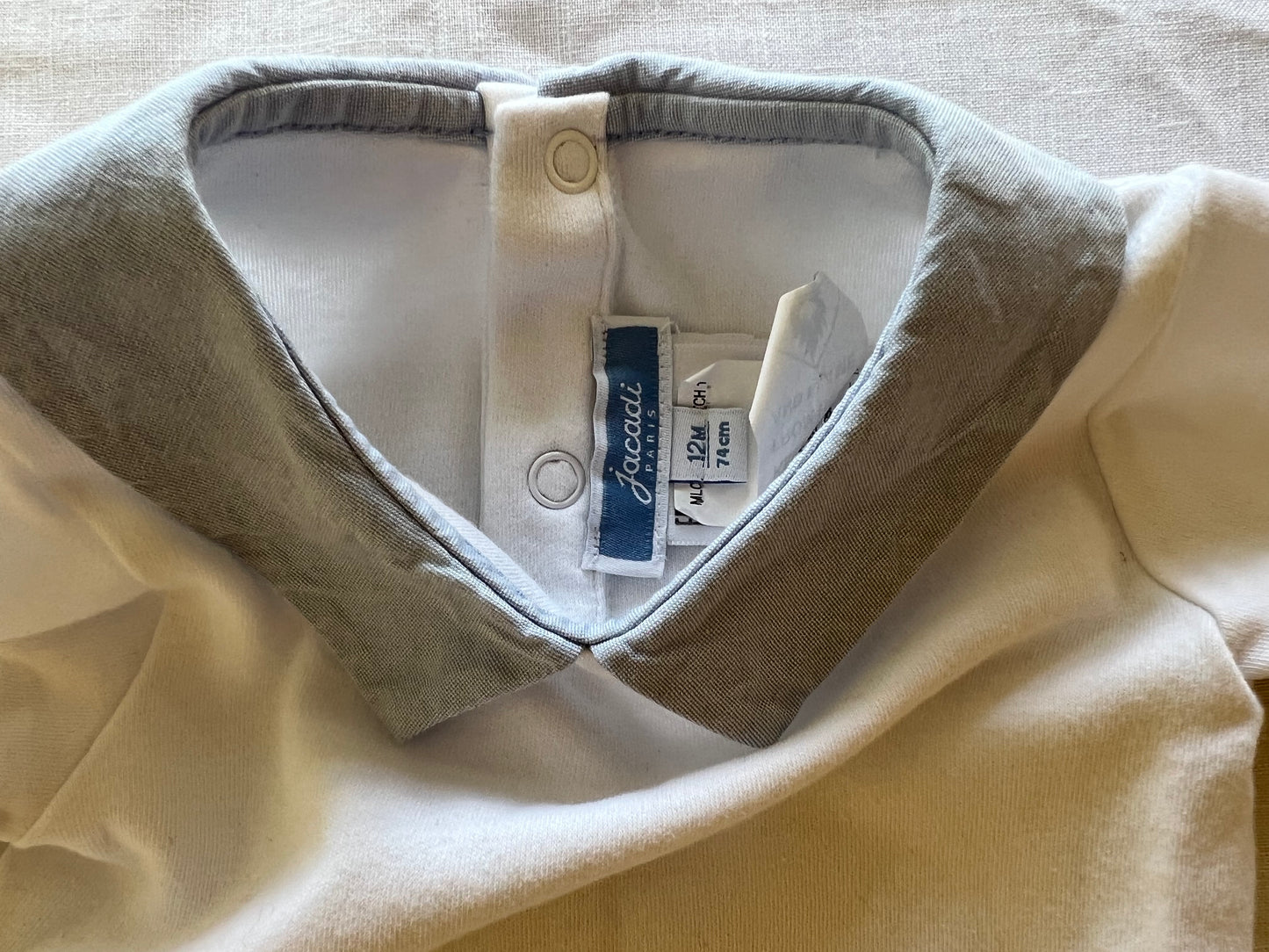 Jacadi Collared Bodysuit 12M