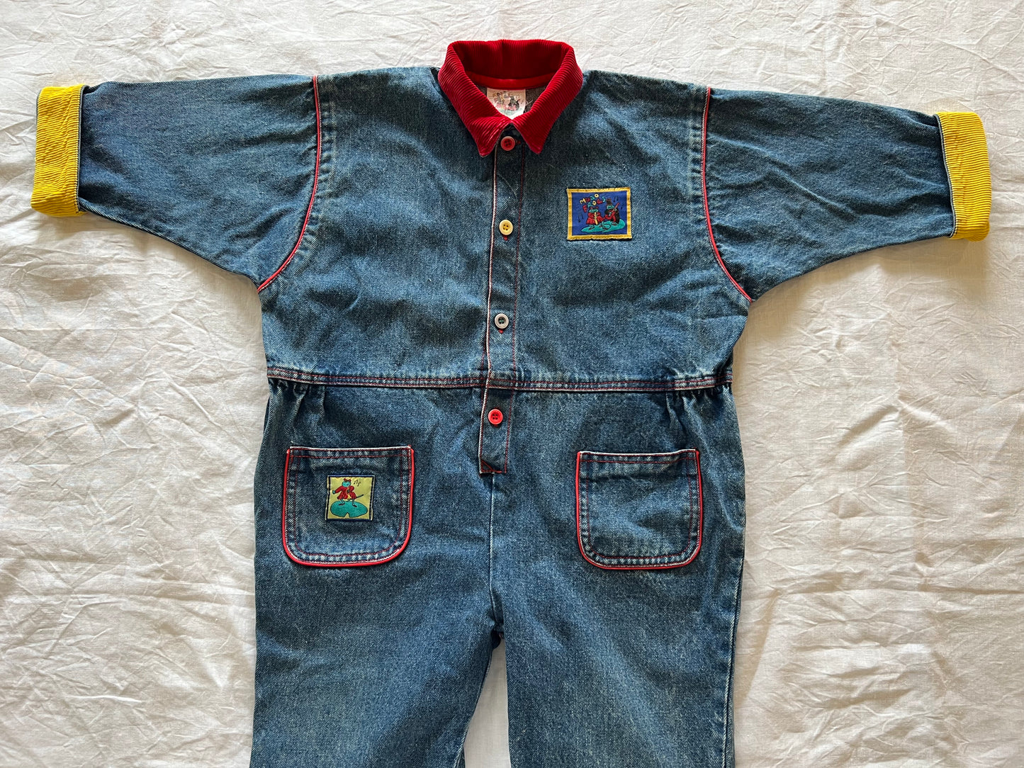 Vintage Denim Jumpsuit 5Y