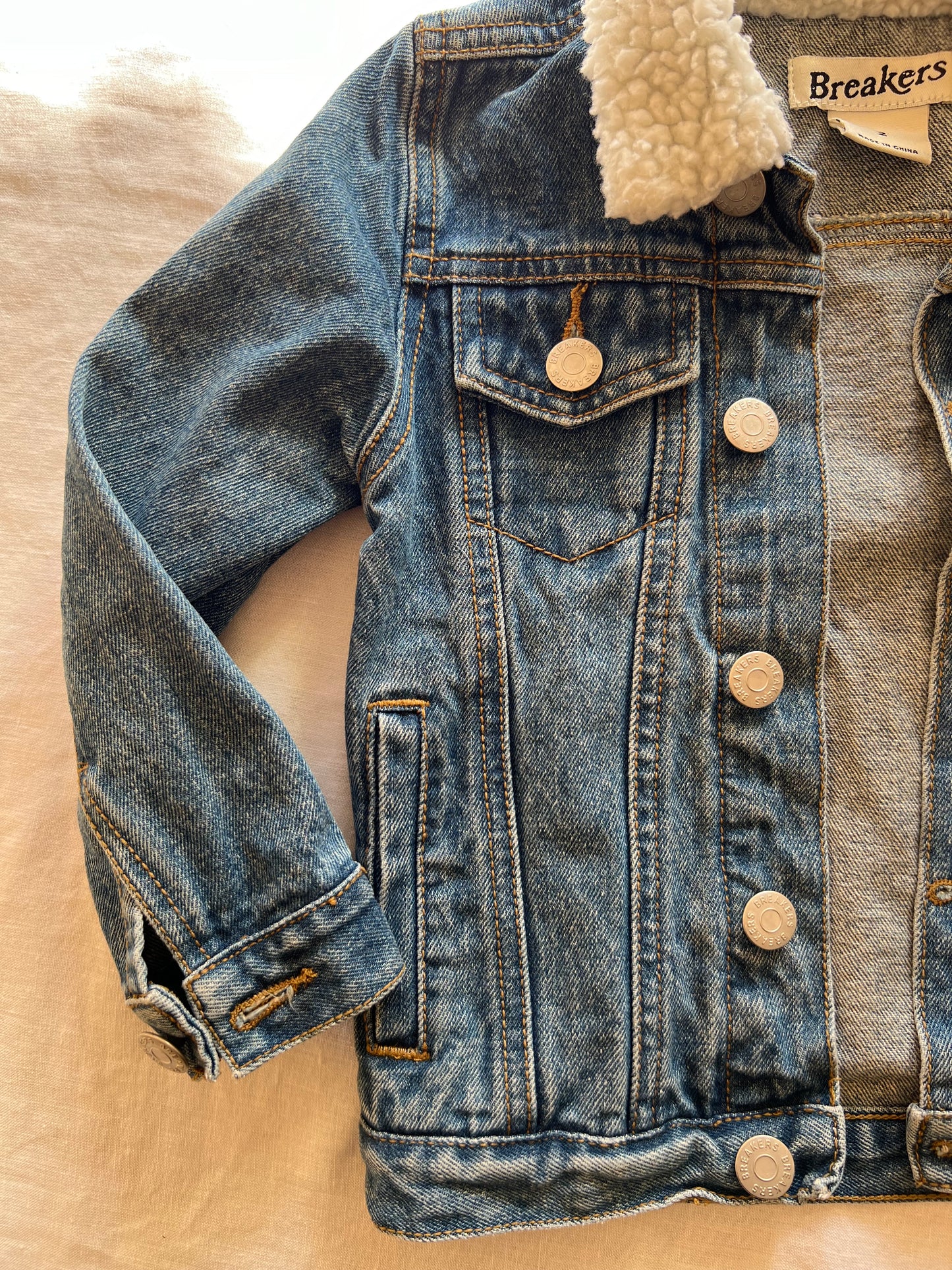 Denim Sherpa Jacket 2Y