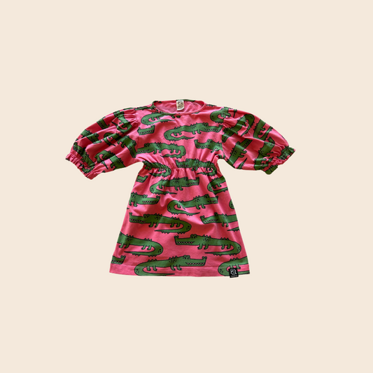 Kukukid Crocodiles Print Dress 3-4Y