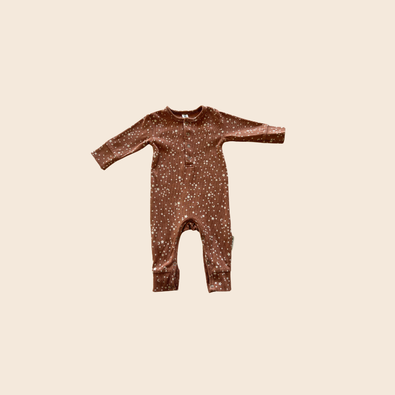 Hux Long Sleeve Onesie 0-3M