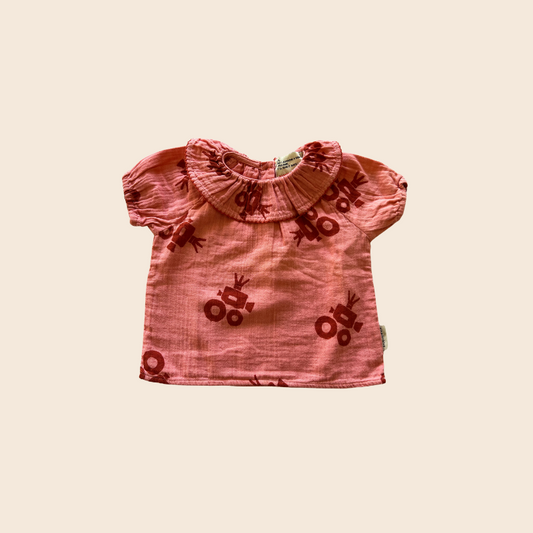 Piupiuchick Pink Blouse 18M