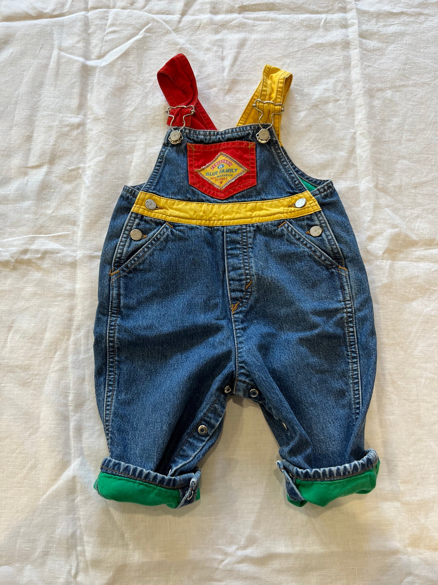 Vintage Denim Overalls 12M