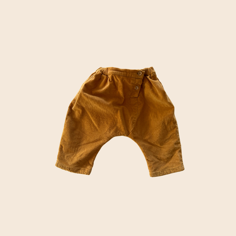 Bout'Chou Corduroy Mustard Pants 3M