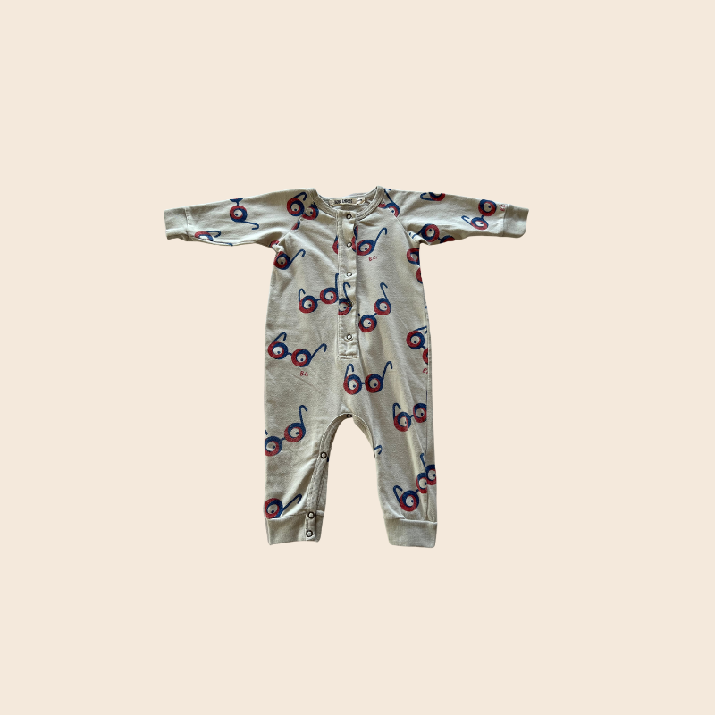 Bobo Choses Glasses Onesie 3-6M