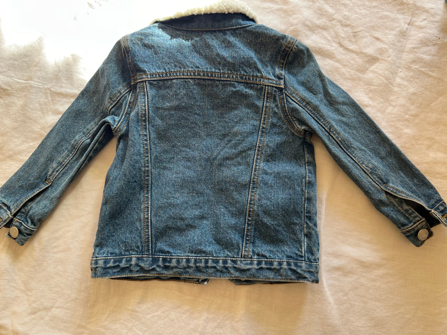 Denim Sherpa Jacket 2Y