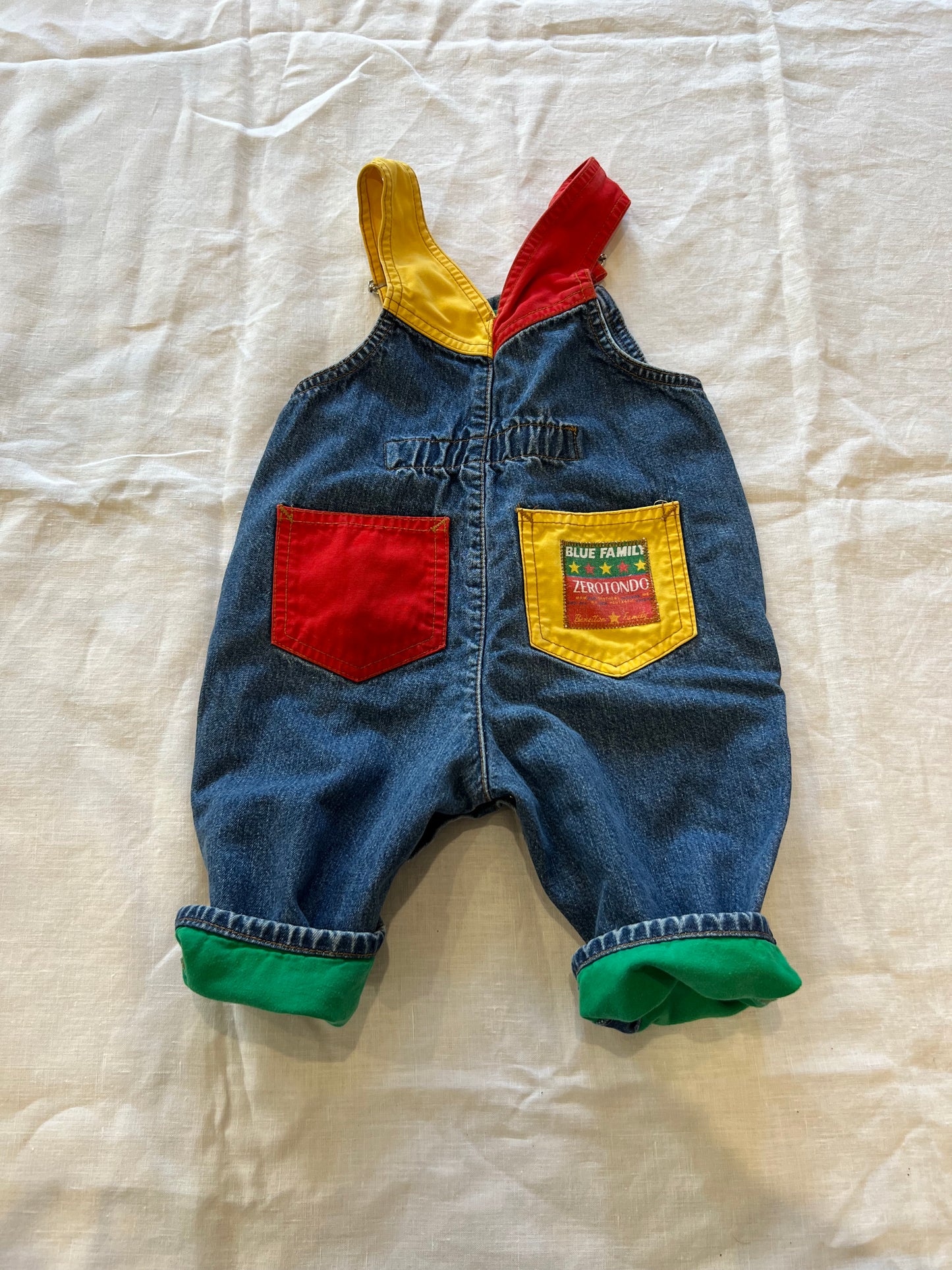 Vintage Denim Overalls 12M