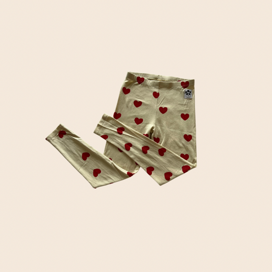 Mini Rodini Heart Leggings 6-7Y