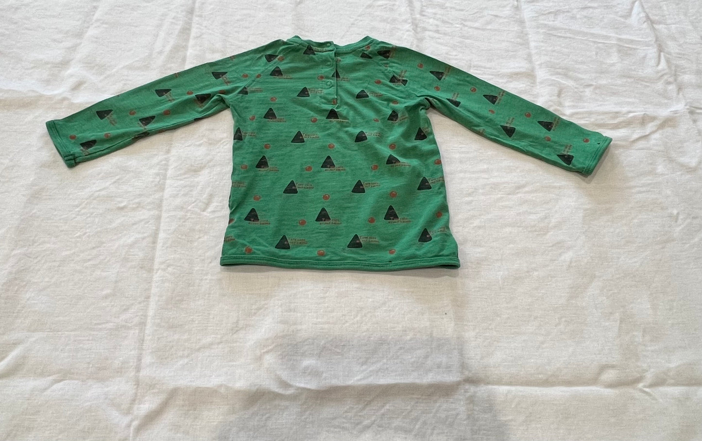 Green Long Sleeve Top 2Y