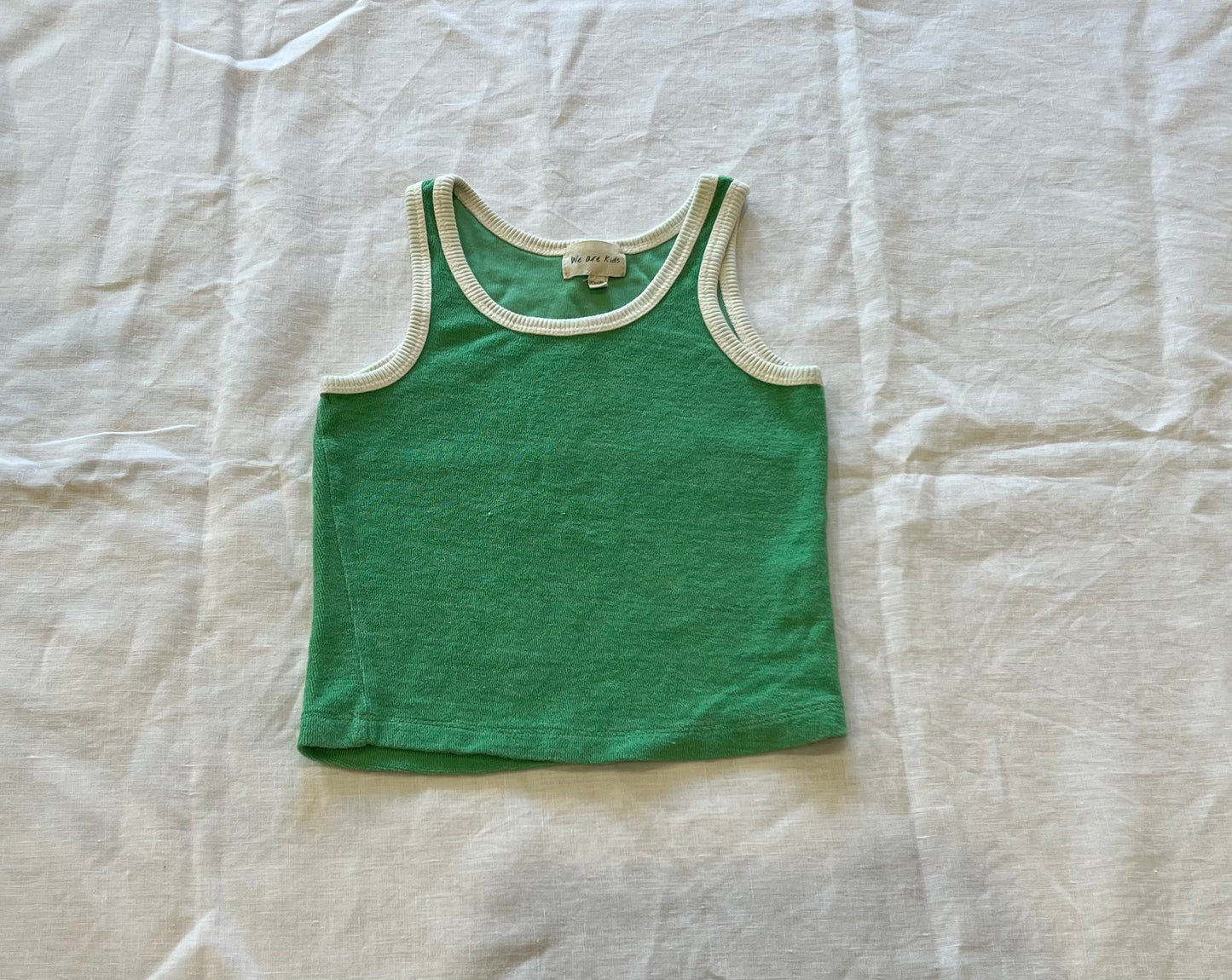 We Are Kids Green Singlet 18-24M