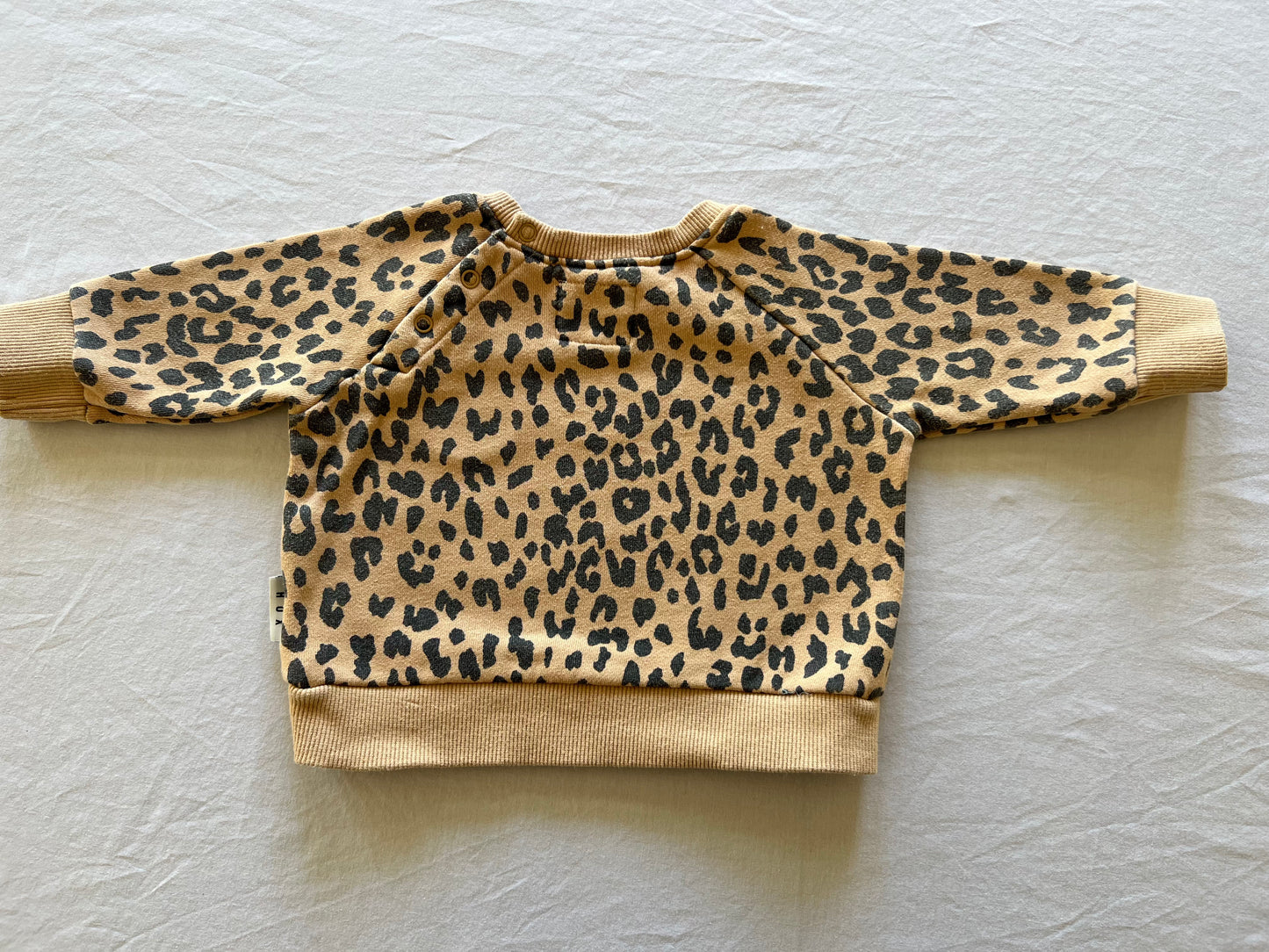 Hux Leopard Patch Sweatshirt 3-6M