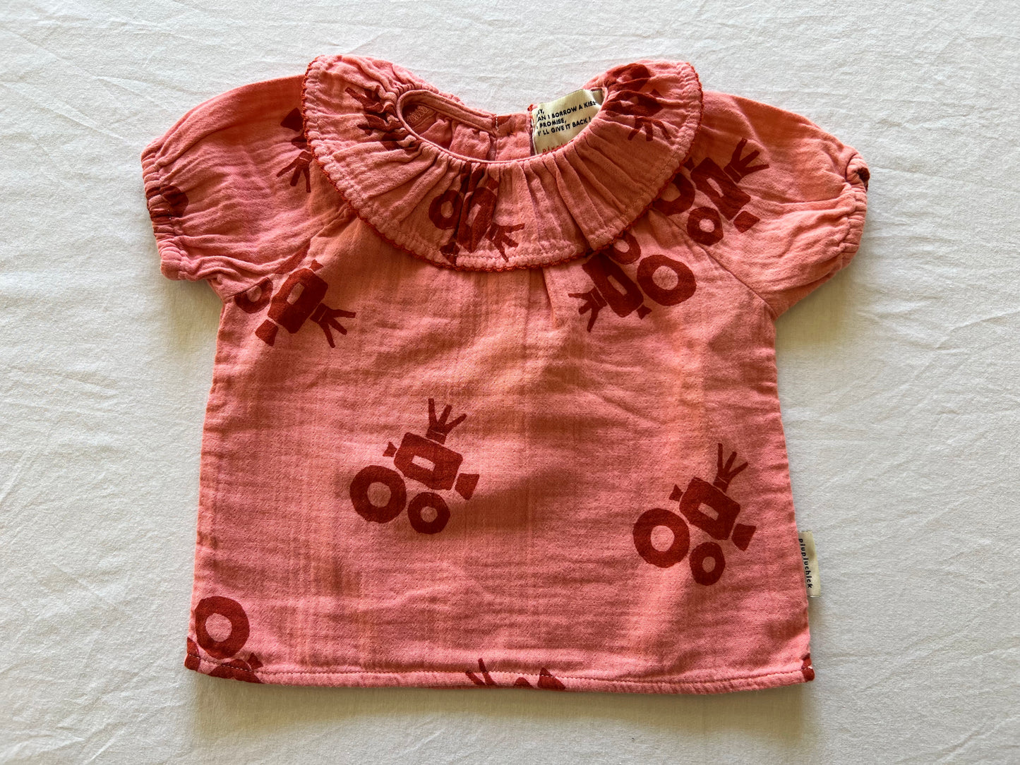 Piupiuchick Pink Blouse 18M