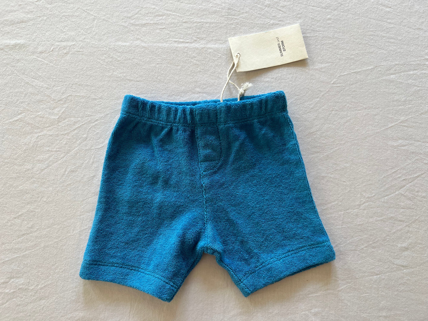 Summer and Storm Blue Shorts 3-6M