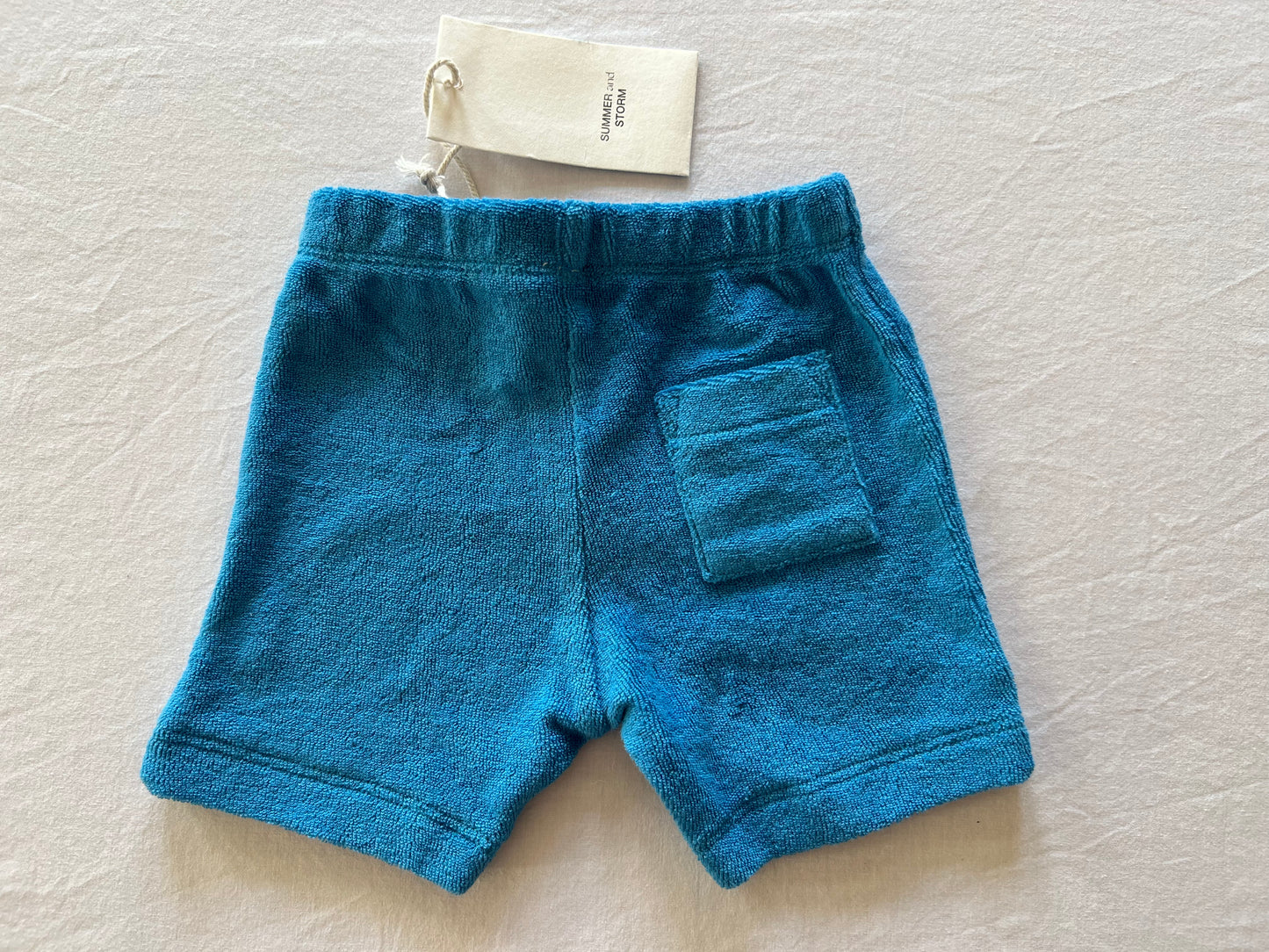 Summer and Storm Blue Shorts 3-6M