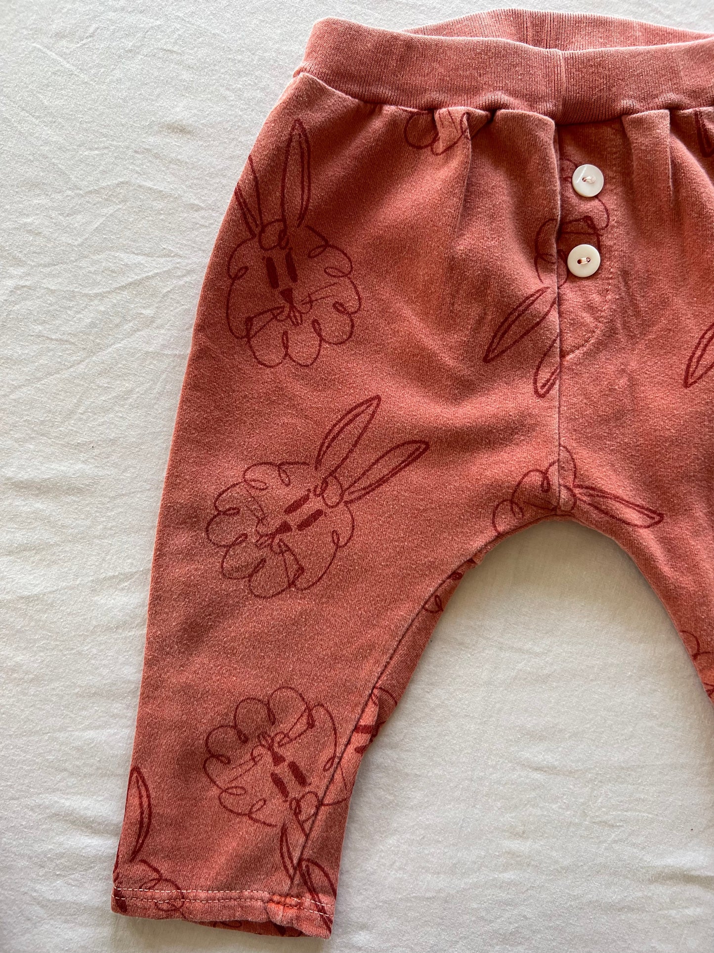 Bobo Choses Red Pants 3-6M