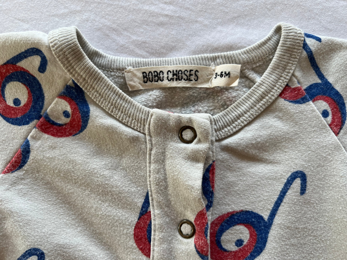 Bobo Choses Glasses Onesie 3-6M