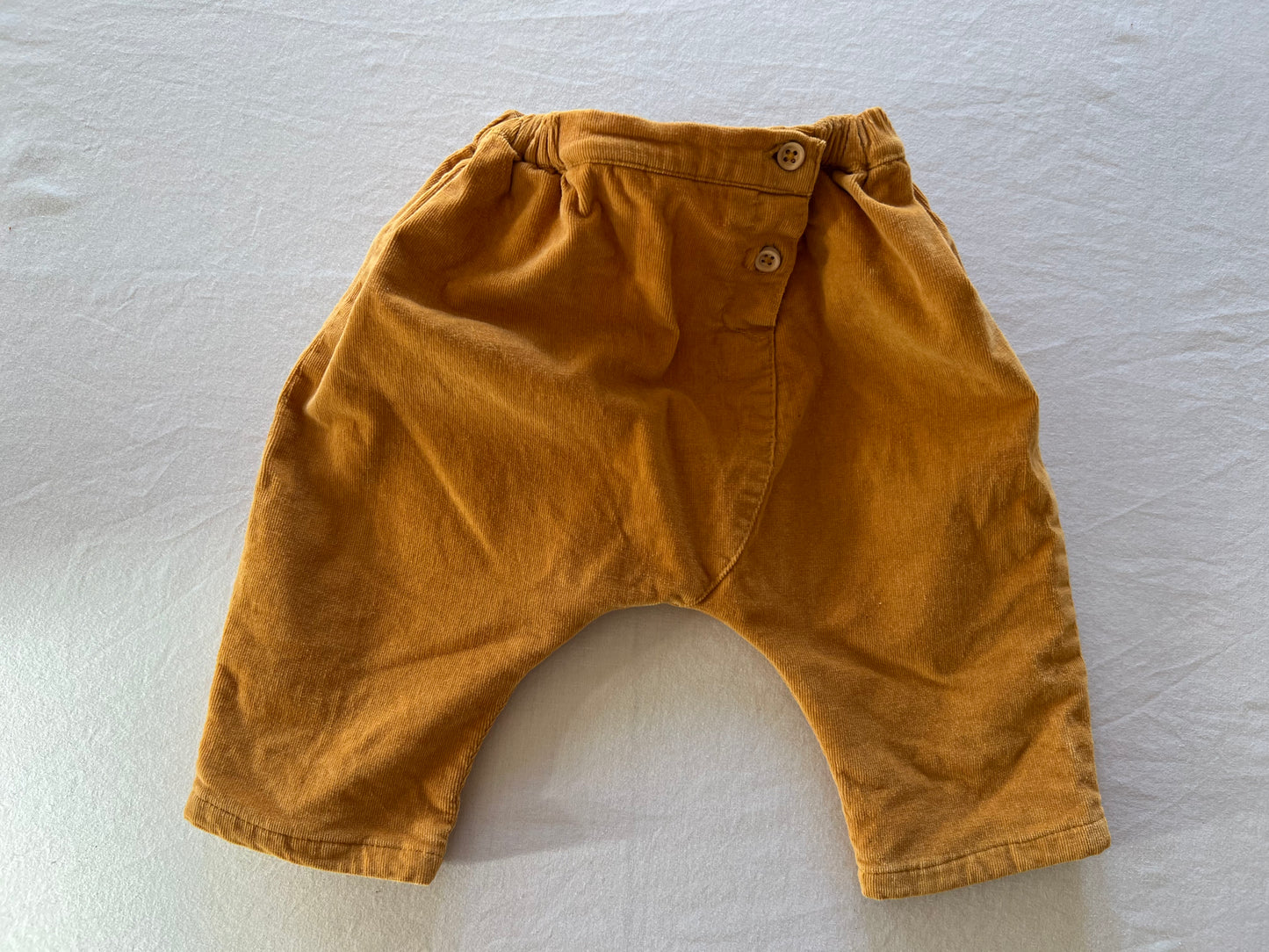 Bout'Chou Corduroy Mustard Pants 3M