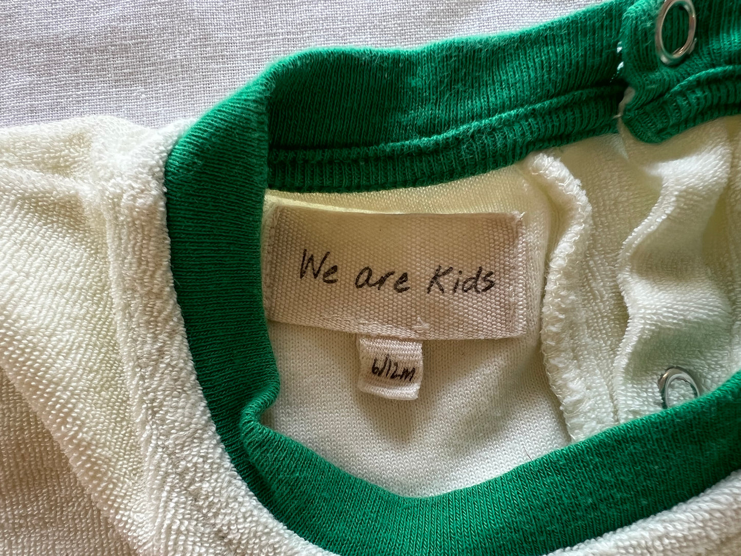 We Are Kids Green Romper 9-12M