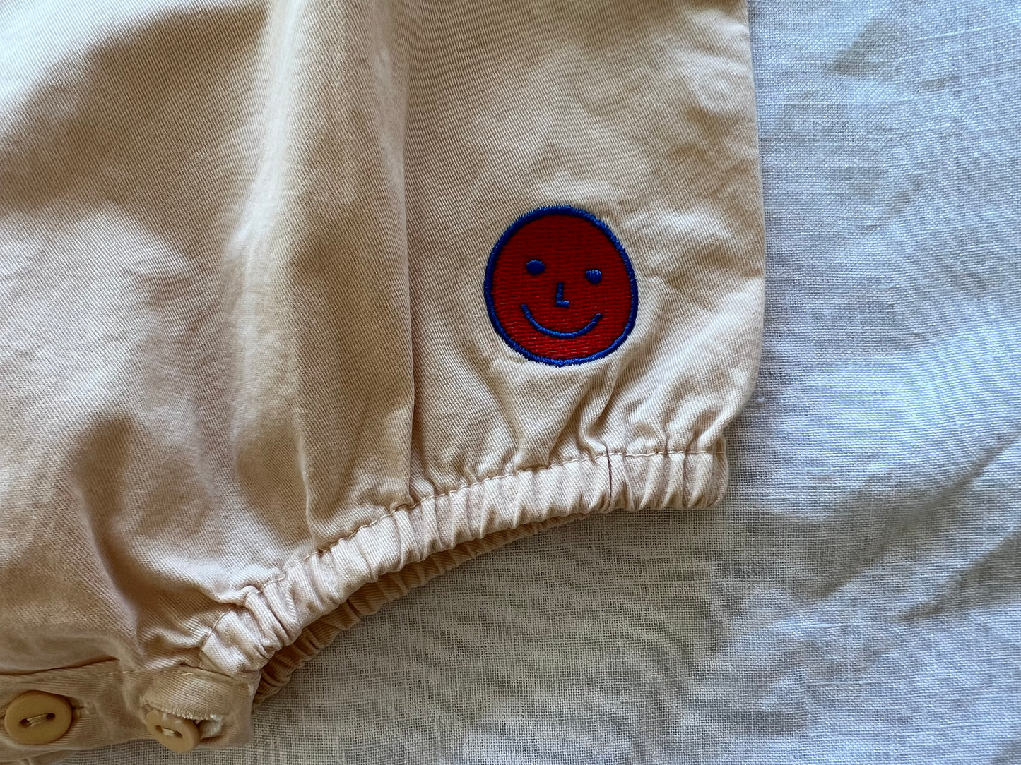 Tiny Cottons Smiley Romper 6M