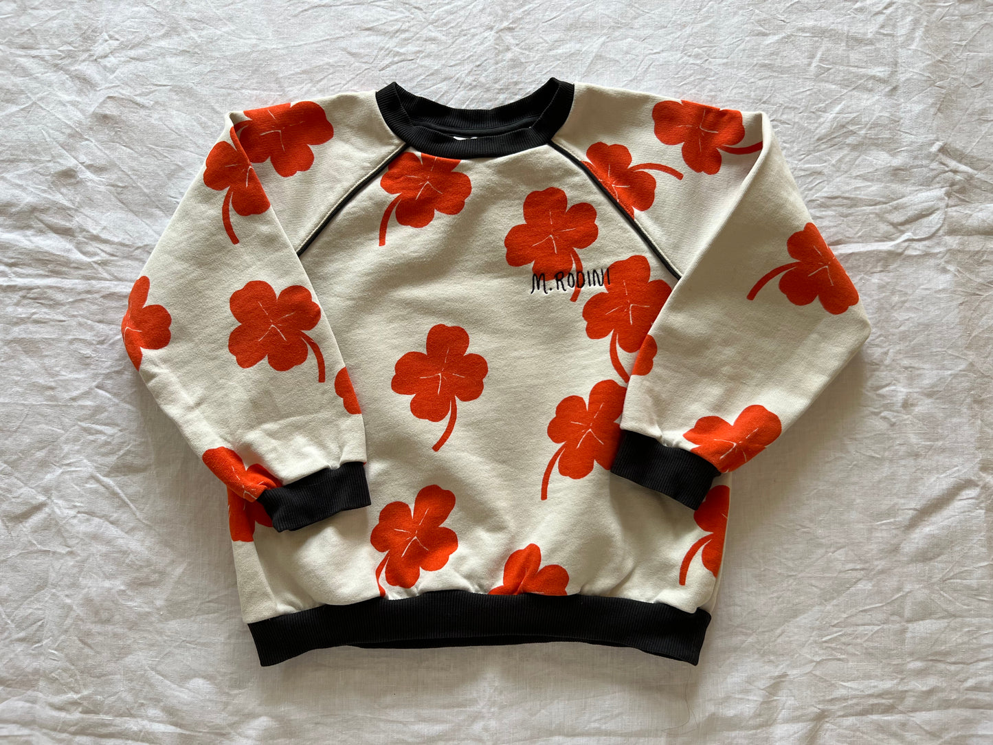 Mini Rodini Clover Sweatshirt 6-7Y