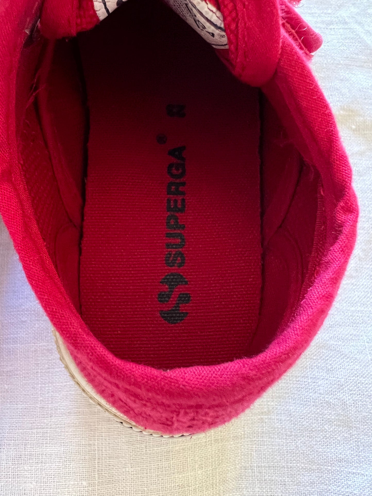 Superga Red Shoes US7