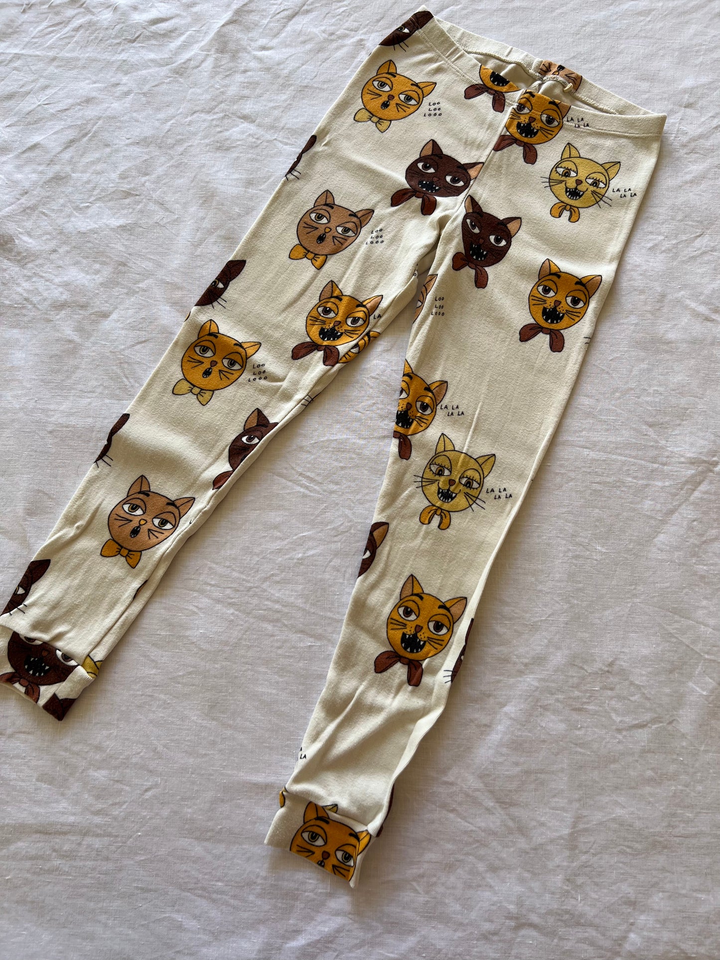 Mini Rodini Cats Leggings 6-7Y